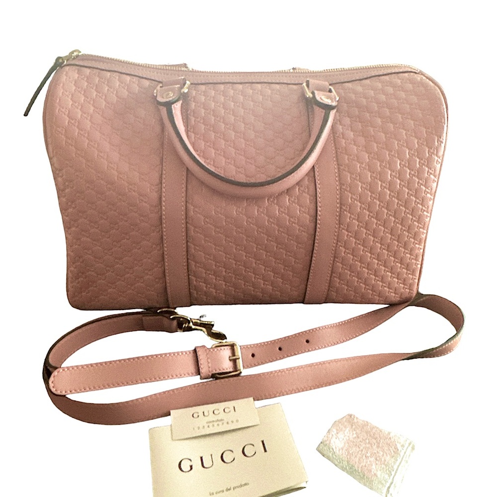 Gucci Boston Microguccissima Joy Leather
Bag Crossbody